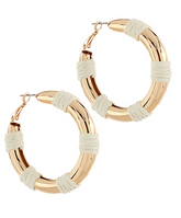 Bold Raffia Hoop